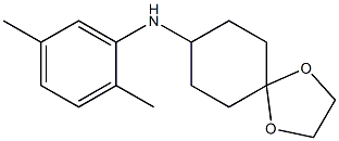 N-(2,5-dimethylphenyl)-1,4-dioxaspiro[4.5]decan-8-amine Struktur