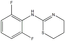 N-(2,6-difluorophenyl)-5,6-dihydro-4H-1,3-thiazin-2-amine Struktur