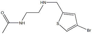 N-(2-{[(4-bromothiophen-2-yl)methyl]amino}ethyl)acetamide Struktur