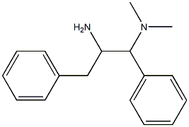 N-(2-amino-1,3-diphenylpropyl)-N,N-dimethylamine Struktur