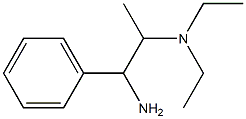 N-(2-amino-1-methyl-2-phenylethyl)-N,N-diethylamine Struktur