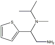 N-(2-amino-1-thien-2-ylethyl)-N-isopropyl-N-methylamine Struktur