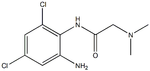 N-(2-amino-4,6-dichlorophenyl)-2-(dimethylamino)acetamide Struktur