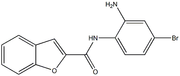 N-(2-amino-4-bromophenyl)-1-benzofuran-2-carboxamide Struktur