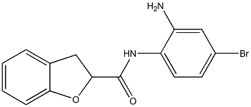 N-(2-amino-4-bromophenyl)-2,3-dihydro-1-benzofuran-2-carboxamide Struktur