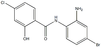 N-(2-amino-4-bromophenyl)-4-chloro-2-hydroxybenzamide Struktur