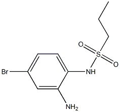 N-(2-amino-4-bromophenyl)propane-1-sulfonamide Struktur