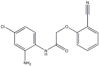 N-(2-amino-4-chlorophenyl)-2-(2-cyanophenoxy)acetamide Struktur