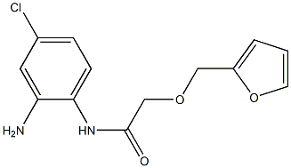 N-(2-amino-4-chlorophenyl)-2-(2-furylmethoxy)acetamide Struktur