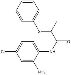 N-(2-amino-4-chlorophenyl)-2-(phenylsulfanyl)propanamide Struktur