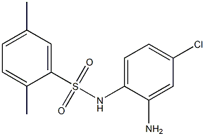 N-(2-amino-4-chlorophenyl)-2,5-dimethylbenzene-1-sulfonamide Struktur