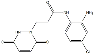 N-(2-amino-4-chlorophenyl)-3-(3,6-dioxo-1,2,3,6-tetrahydropyridazin-1-yl)propanamide Struktur