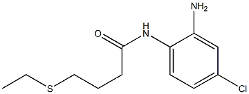 N-(2-amino-4-chlorophenyl)-4-(ethylsulfanyl)butanamide Struktur