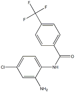 N-(2-amino-4-chlorophenyl)-4-(trifluoromethyl)benzamide Struktur