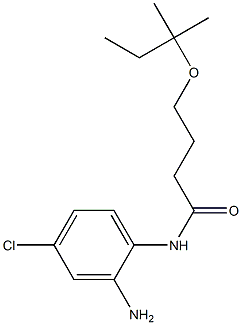 N-(2-amino-4-chlorophenyl)-4-[(2-methylbutan-2-yl)oxy]butanamide Struktur