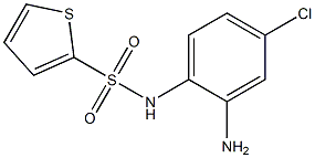 N-(2-amino-4-chlorophenyl)thiophene-2-sulfonamide Struktur