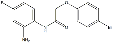 N-(2-amino-4-fluorophenyl)-2-(4-bromophenoxy)acetamide Struktur