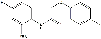 N-(2-amino-4-fluorophenyl)-2-(4-methylphenoxy)acetamide Struktur