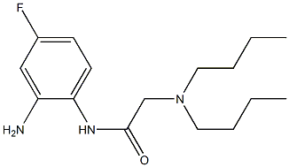 N-(2-amino-4-fluorophenyl)-2-(dibutylamino)acetamide Struktur