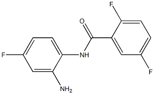 N-(2-amino-4-fluorophenyl)-2,5-difluorobenzamide Struktur