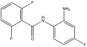 N-(2-amino-4-fluorophenyl)-2,6-difluorobenzamide Struktur