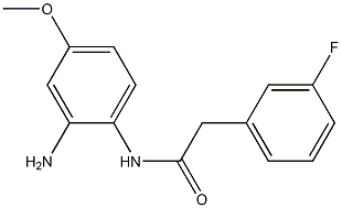 N-(2-amino-4-methoxyphenyl)-2-(3-fluorophenyl)acetamide Struktur