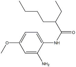 N-(2-amino-4-methoxyphenyl)-2-ethylhexanamide Struktur