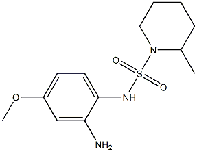 N-(2-amino-4-methoxyphenyl)-2-methylpiperidine-1-sulfonamide Struktur