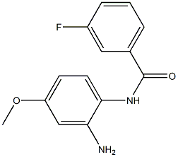 N-(2-amino-4-methoxyphenyl)-3-fluorobenzamide Struktur