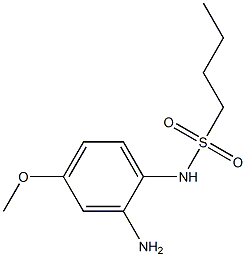 N-(2-amino-4-methoxyphenyl)butane-1-sulfonamide Struktur