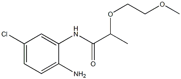 N-(2-amino-5-chlorophenyl)-2-(2-methoxyethoxy)propanamide Struktur