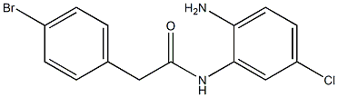 N-(2-amino-5-chlorophenyl)-2-(4-bromophenyl)acetamide Struktur