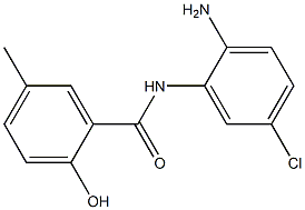 N-(2-amino-5-chlorophenyl)-2-hydroxy-5-methylbenzamide Struktur