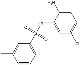 N-(2-amino-5-chlorophenyl)-3-methylbenzenesulfonamide Struktur