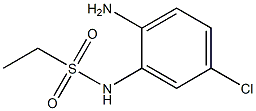 N-(2-amino-5-chlorophenyl)ethanesulfonamide Struktur