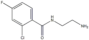 N-(2-aminoethyl)-2-chloro-4-fluorobenzamide Struktur