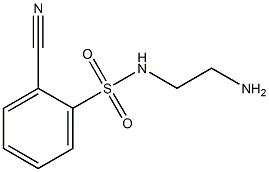 N-(2-aminoethyl)-2-cyanobenzene-1-sulfonamide Struktur