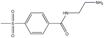 N-(2-aminoethyl)-4-(methylsulfonyl)benzamide Struktur