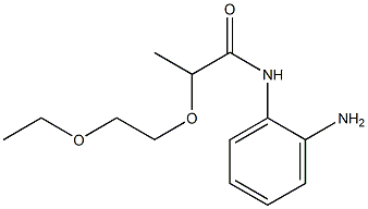 N-(2-aminophenyl)-2-(2-ethoxyethoxy)propanamide Struktur