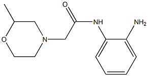 N-(2-aminophenyl)-2-(2-methylmorpholin-4-yl)acetamide Struktur