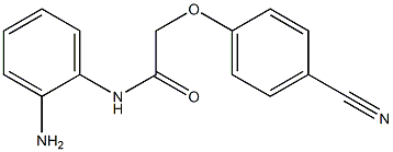 N-(2-aminophenyl)-2-(4-cyanophenoxy)acetamide Struktur