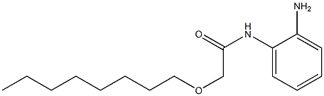 N-(2-aminophenyl)-2-(octyloxy)acetamide Struktur