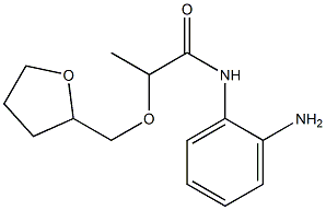 N-(2-aminophenyl)-2-(oxolan-2-ylmethoxy)propanamide Struktur