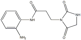 N-(2-aminophenyl)-3-(2,5-dioxoimidazolidin-1-yl)propanamide Struktur