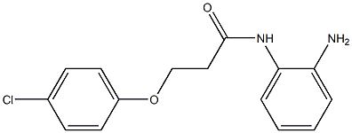 N-(2-aminophenyl)-3-(4-chlorophenoxy)propanamide Struktur