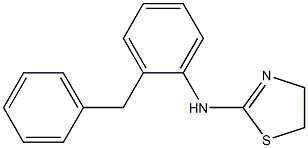 N-(2-benzylphenyl)-4,5-dihydro-1,3-thiazol-2-amine Struktur