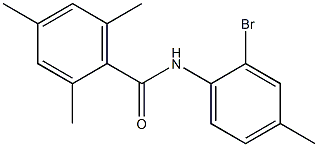 N-(2-bromo-4-methylphenyl)-2,4,6-trimethylbenzamide Struktur