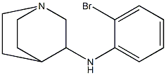 N-(2-bromophenyl)-1-azabicyclo[2.2.2]octan-3-amine Struktur