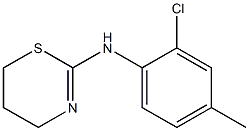 N-(2-chloro-4-methylphenyl)-5,6-dihydro-4H-1,3-thiazin-2-amine Struktur