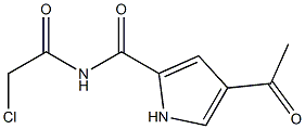 N-(2-chloroacetyl)-4-acetyl-1H-pyrrole-2-carboxamide Struktur